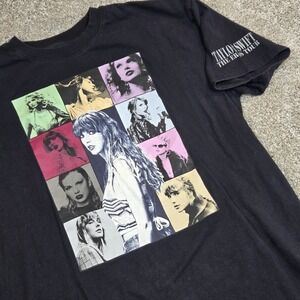 Taylor Swift The Eras Tour T Shirt Official Merch Adult Size M Black Rare